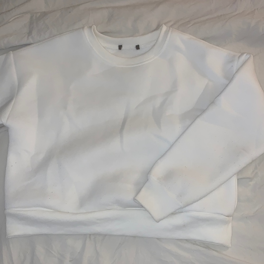 Crop crew neck
